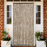 Vidaxx Fliegenvorhang 100x200 cm Chenille Beige und Braun