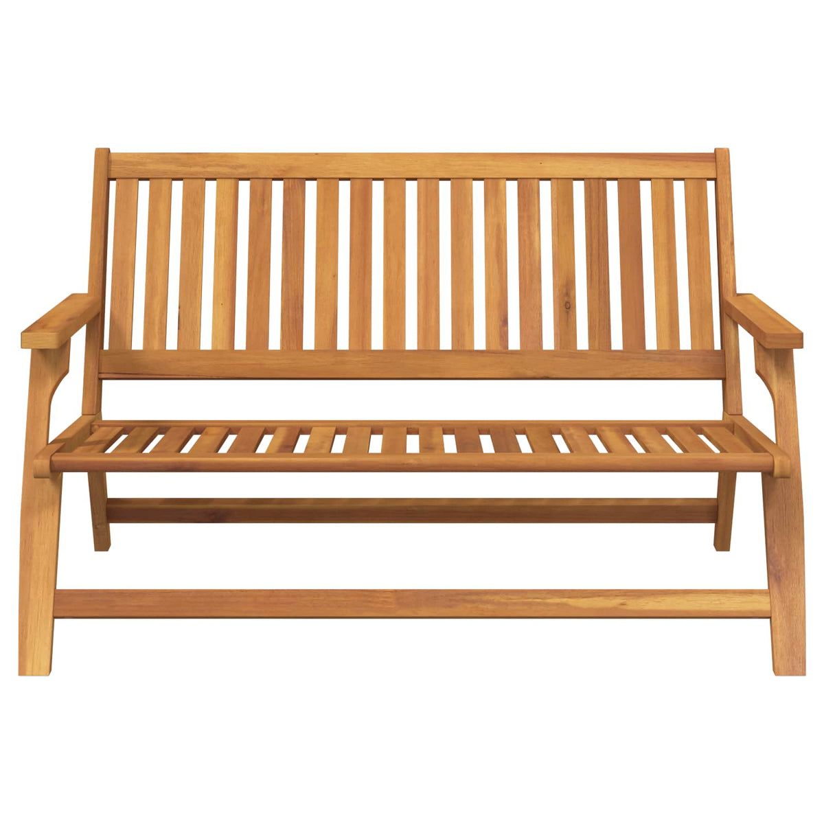 Vidaxl tuin relaxbank bruin 122 x 78 x 73 cm massief acaciahout