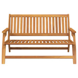 Vidaxl tuin relaxbank bruin 122 x 78 x 73 cm massief acaciahout