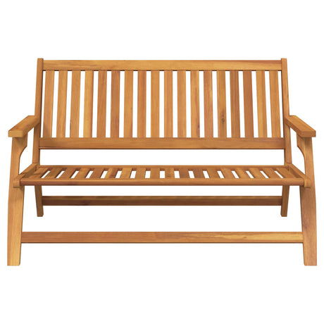 Vidaxl tuin relaxbank bruin 122 x 78 x 73 cm massief acaciahout