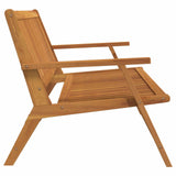 Vidaxl tuin relaxbank bruin 122 x 78 x 73 cm massief acaciahout