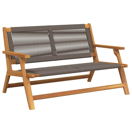 Vidaxl tuin relaxbank grijs massief acaciahout