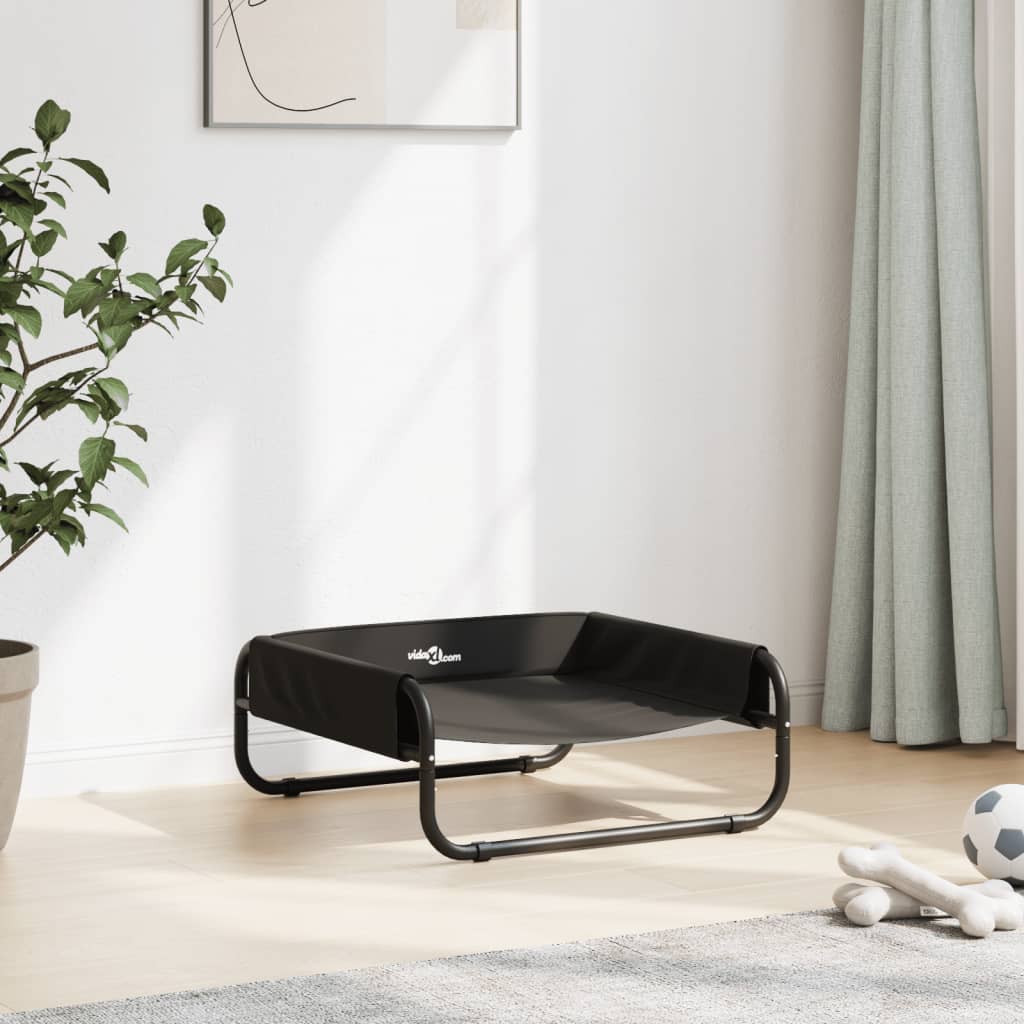 Vidaxl-Hundebett aus Oxford-Stoff und Stahl, Anthrazit