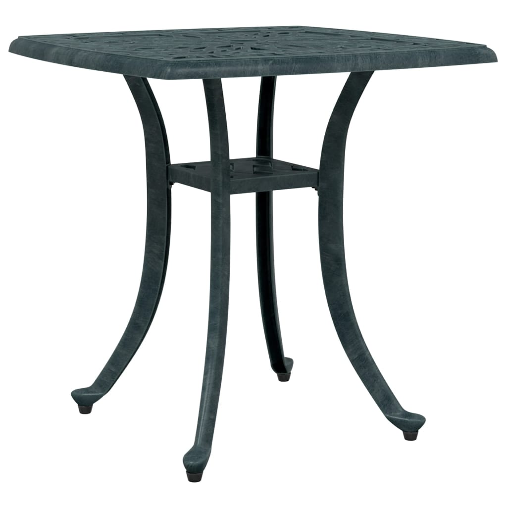 Vidaxl tuintafel 53x53x53 cm gietaluminium groen