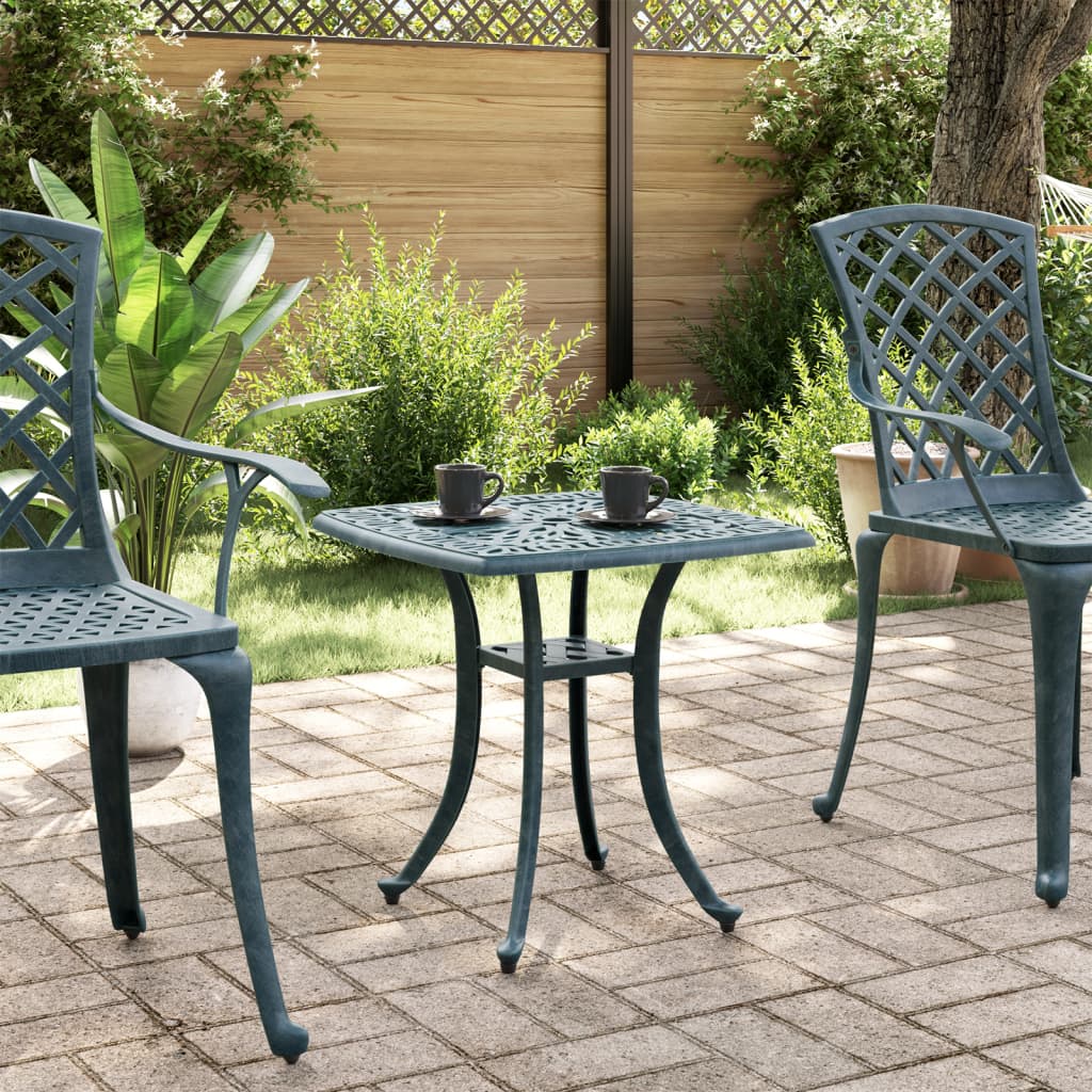 Vidaxl tuintafel 53x53x53 cm gietaluminium groen