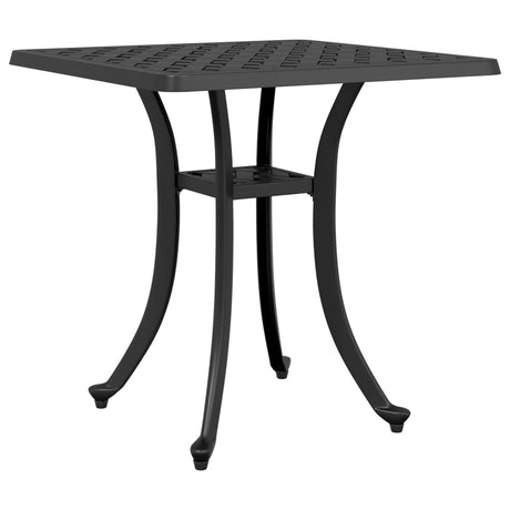 Vidaxl tuintafel 53x53x53 cm gietaluminium zwart