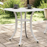 Vidaxl tuintafel 53x53x53 cm gietaluminium wit