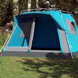 Vidaxl Familienzelt 7-Personen Schnellspanner blau