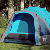 Vidaxl Kuppelzelt 3-Personen-Schnellspanner blau