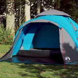 Vidaxl Kuppelzelt 3-Personen-Schnellspanner blau