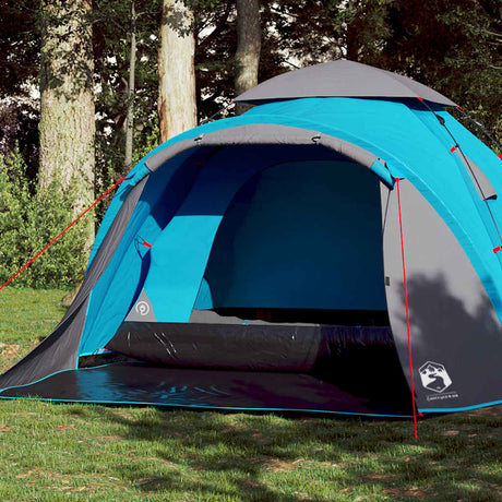 Vidaxl Kuppelzelt 3-Personen-Schnellspanner blau