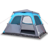 Vidaxl Kuppelzelt 6-Personen Schnellspanner blau