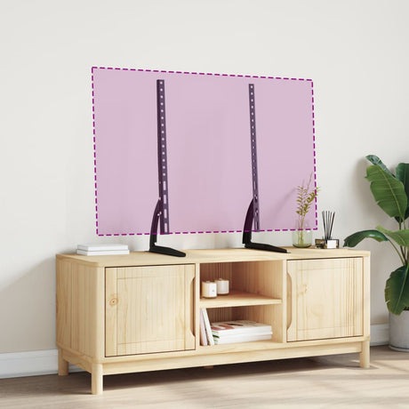 Vidaxxl TV-Ständer 2 Stück 37-75 Zoll Bildschirm 45 kg max VESA 600x400 mm