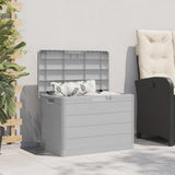 Vidaxl kussenbox 77,5x44,5x53 cm polypropeen grijs