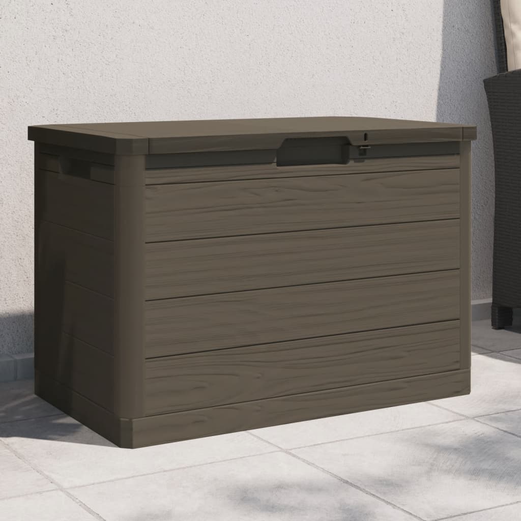 Vidaxl kussenbox 77,5x44,5x53 cm polypropeen bruin
