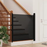 Vidaxx ausziehbares Haustiergitter 117,5x125 cm schwarz