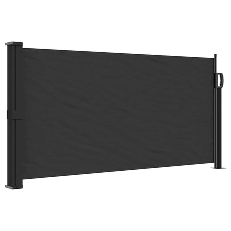 Vidaxx ausziehbarer Windschutz 100x300 cm schwarz