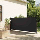 Vidaxx ausziehbarer Windschutz 100x300 cm schwarz