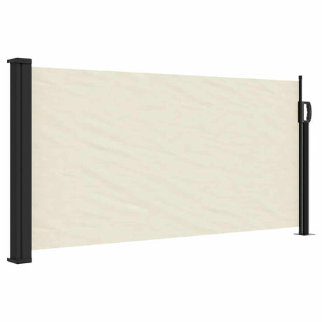 Vidaxx ausziehbarer Windschutz 100x300 cm cremefarben