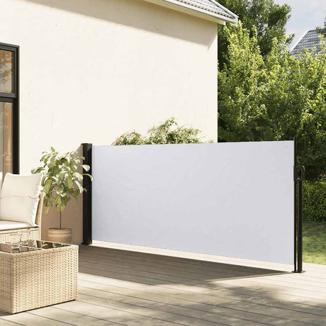 Vidaxx ausziehbarer Windschutz 100x300 cm weiß