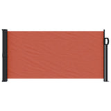 Vidaxx ausziehbarer Windschutz 100x300 cm Terrakotta