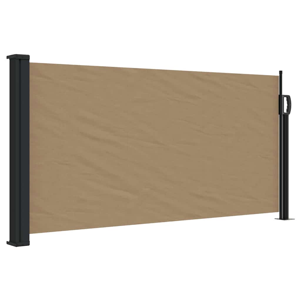 Vidaxx ausziehbarer Windschutz 100x300 cm Taupe