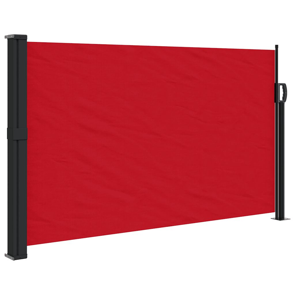 Vidaxx ausziehbarer Windschutz 117x300 cm rot