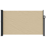 Vidaxx ausziehbarer Windschutz 117x300 cm beige