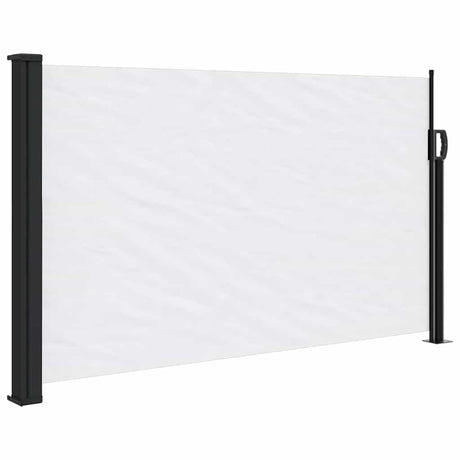 Vidaxx ausziehbarer Windschutz 117x300 cm weiß