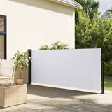 Vidaxx ausziehbarer Windschutz 117x300 cm weiß