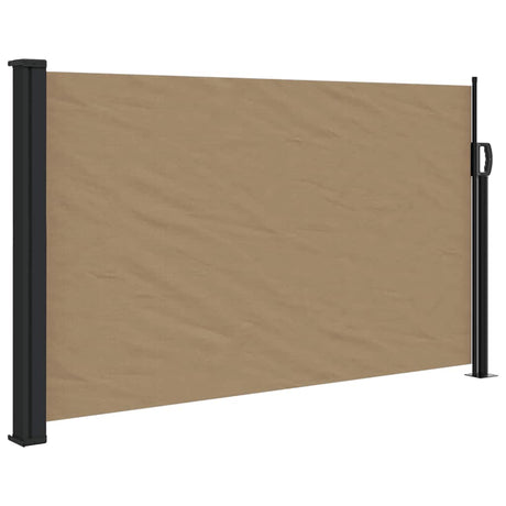 Vidaxx ausziehbarer Windschutz 117x300 cm Taupe