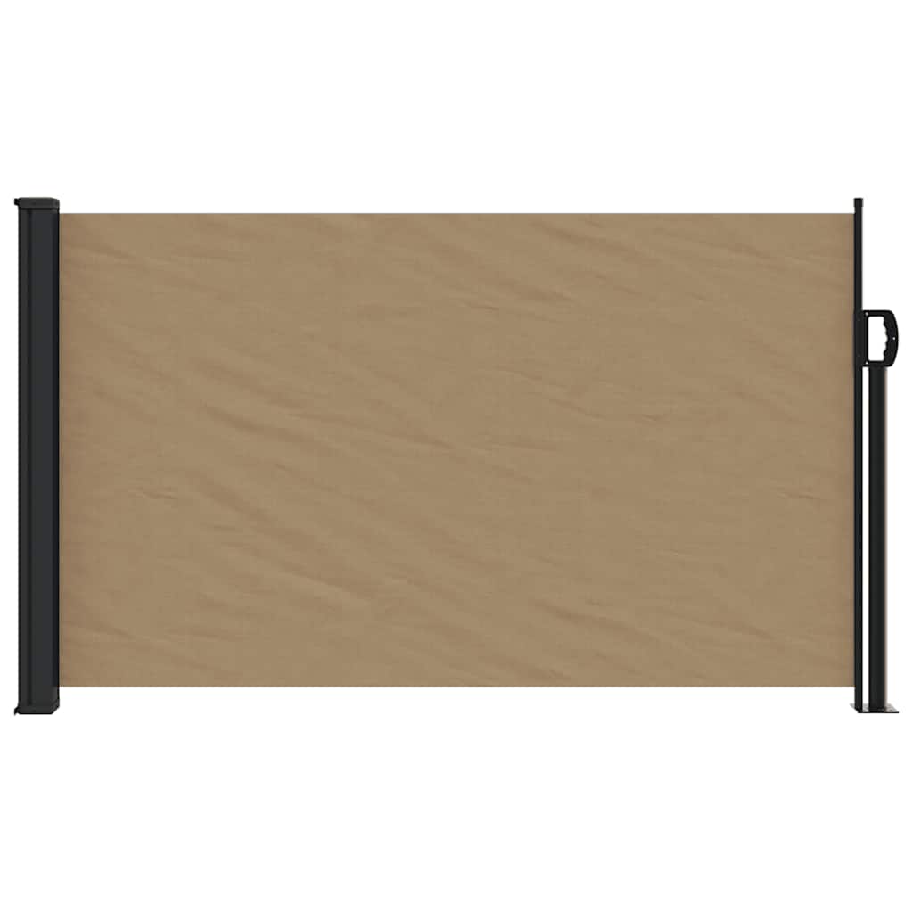Vidaxx ausziehbarer Windschutz 117x300 cm Taupe