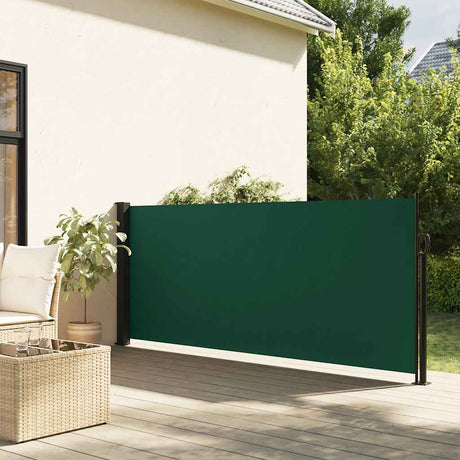 Vidaxl windscherm uittrekbaar 117x300 cm donkergroen
