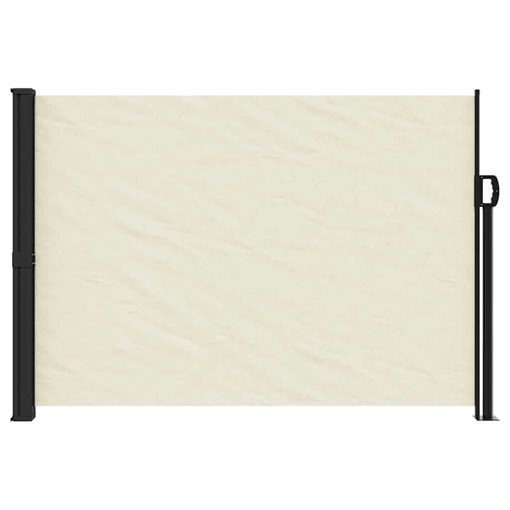 Vidaxx ausziehbarer Windschutz 140x300 cm cremefarben