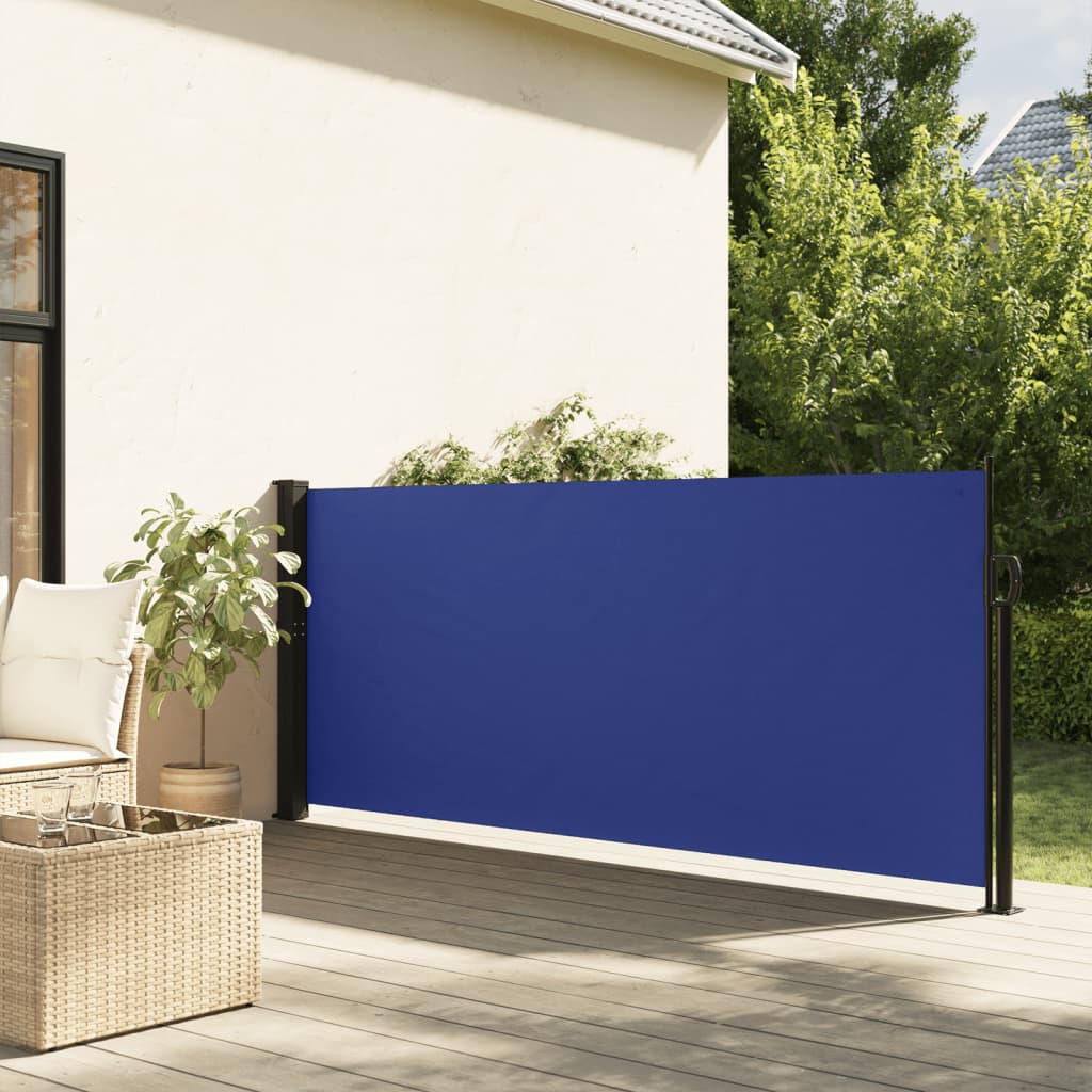 Vidaxx ausziehbarer Windschutz 140x300 cm blau