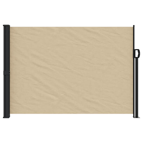 Vidaxx ausziehbarer Windschutz 140x300 cm beige