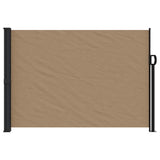 Vidaxx ausziehbarer Windschutz 140x300 cm Taupe