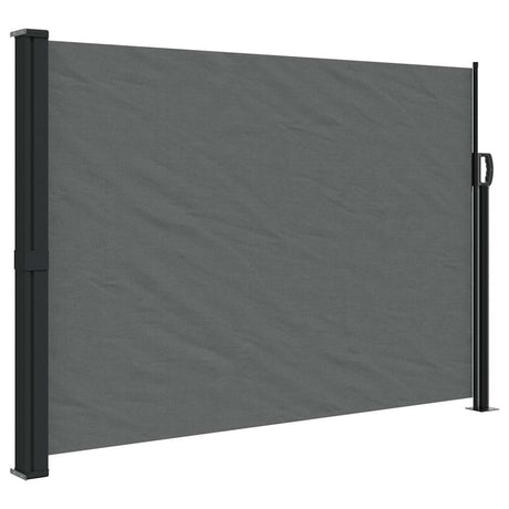 Vidaxx ausziehbarer Windschutz 140x300 cm Anthrazit