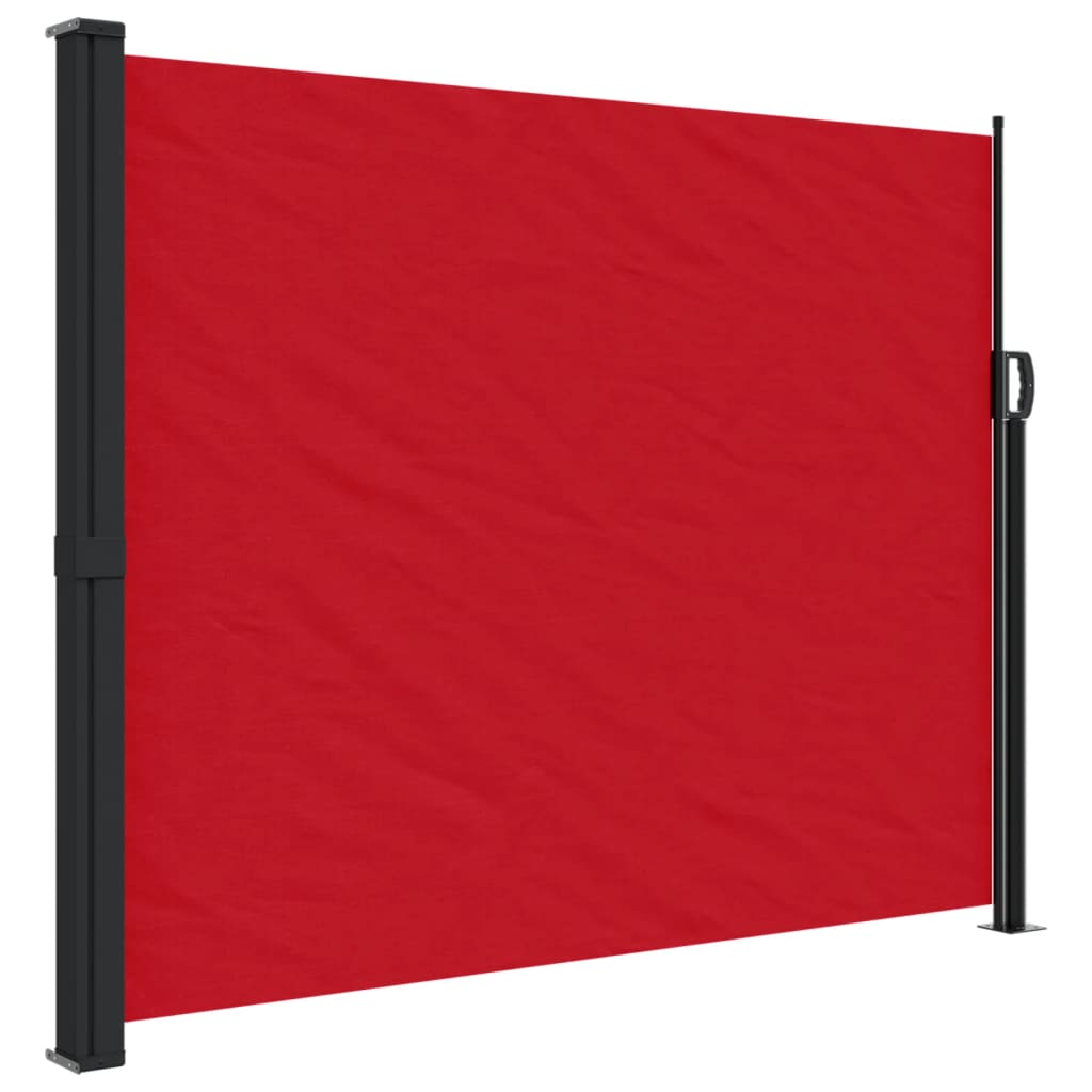 Vidaxx ausziehbarer Windschutz 160x300 cm rot