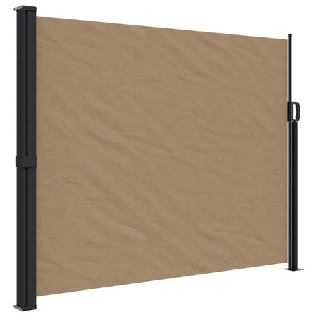 Vidaxx ausziehbarer Windschutz 160x300 cm Taupe