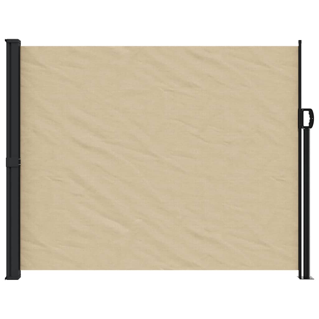 Vidaxx versenkbare Windschutzscheibe 170x300 cm beige
