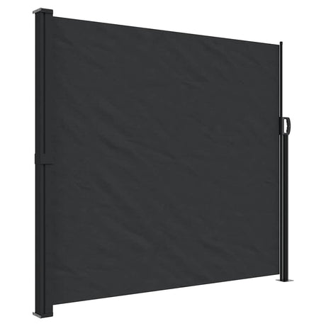 Vidaxx ausziehbarer Windschutz 180x300 cm schwarz