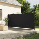 Vidaxx ausziehbarer Windschutz 180x300 cm schwarz