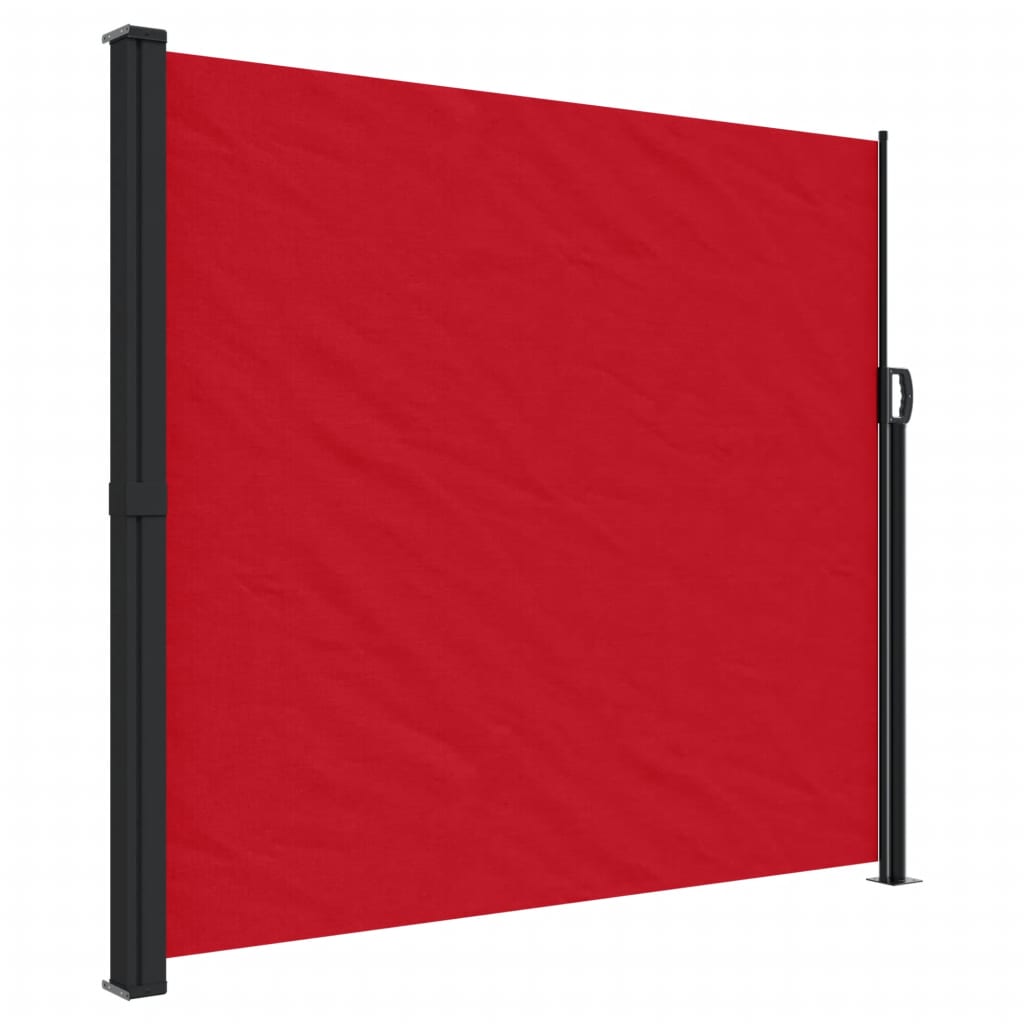 Vidaxx ausziehbarer Windschutz 180x300 cm rot