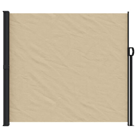 Vidaxx ausziehbarer Windschutz 180x300 cm beige