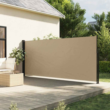 Vidaxx ausziehbarer Windschutz 180x300 cm beige