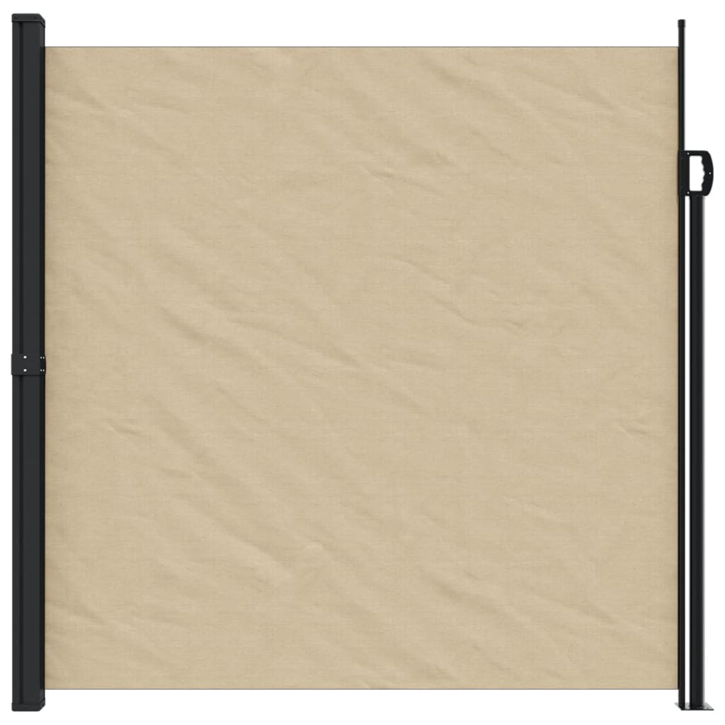 VidaXL Ausziehbarer Windschutz 200x300 cm beige