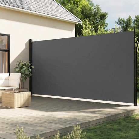 Vidaxx ausziehbarer Windschutz 200x300 cm Anthrazit