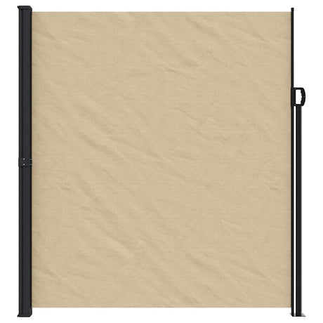 Vidaxl windscherm uittrekbaar 220x300 cm beige