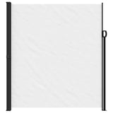 VidaXL Ausziehbarer Windschutz 220x300 cm weiß